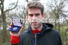 Nick McCormick (Morpeth) with his medal for running the fastest short leg of the senior mens 12 stage relay, 2014 Northern 12 and 6 Stage Relays, Heaton Park Manchester. Photo: David T. Hewitson/Sports for All Pics